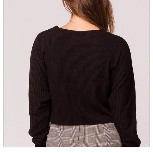 Sky and sparrow black sweater - Picture 2 of 3